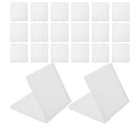 SOIMISS 30pcs Nail Drill Bits Storage Box with 10 Slots, Plastic Organizer Holder with Dustproof Lid for Professionals, Compact Case for Nail Art Drill Bits in Salons and Workspace