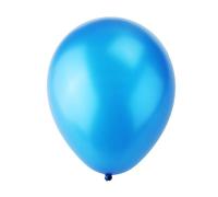 SOIMISS 30pcs Pearl Lustre Latex Balloons Thickened Navy Blue Light Blue White for Birthday Wedding Party Decoration Fun