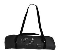 SOIMISS 32-key Melodica Carrying Bag Black Canvas Storage Case with Thickened Soft Fabric, Portable Harmonica Accessories Tote for Travel and Practice