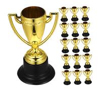 SOIMISS 32pcs Mini Plastic Award Trophies Lightweight Participation Cups for Sports Competitions Party Favors Rewards Props