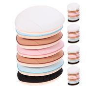 SOIMISS 35pcs Cute Powder Puff Portable Teardrop Shape Ultrasoft Velour Makeup Blender with Individual Storage Case and Strap for Travel and Vacations Random Color