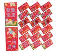 SOIMISS 36pcs Chinese Year Red Envelopes Horse Year Money Pockets Unique Design for Spring Festival Wedding Birthday and Family Blessings