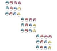 SOIMISS 36pcs Happy Year Glitter Paper Headbands Party Accessories Random Colors for Year Celebrations and Festivities