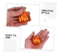 SOIMISS 36pcs Mini Artificial Pumpkin Decorations for Autumn Thanksgiving Tree Ornaments Lightweight Lifelike Plastic Fall Pumpkins for Seasonal Harvest Decor Vibrant Orange Hanging Fall