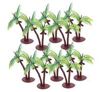 SOIMISS 36pcs Mini Coconut Palm Trees Plastic Model Miniature Landscape Scenery for Sand Table Diorama Train Architectural Decoration