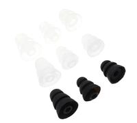 SOIMISS 36pcs Silicone Earbud Covers In-ear Earphone Accessories with Large, Medium, Small Sizes, Black White Colors, Noise Isolation Silicone Earpads for Comfortable Fit Random Color
