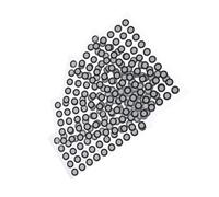SOIMISS 3d Scanner Reflective Film Marker Points, 0.15mm Thick Wear-resistant Reflective Dot Reference Points for Facial Tracking, 5 Sheets with 50 Markers Per Sheet, Suitable for Precise