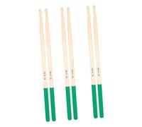 SOIMISS 3pairs Percussion Drumsticks Wood Comfortable Grip Great for Drum Practice Performance