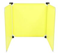 SOIMISS 3pcs Cat Litter Box Splash Guard Enclosure with Privacy Screen, Extra Large Pet Toilet Splash Protector, Fruit Green Embossed Covers with Black Clips for Home Cat Accessories