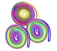 SOIMISS 3pcs Cats Cradle String Rainbow Color Finger Game for Party Favors Portable and Elastic Hand Game for Outdoor Activities and Educational Fun