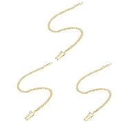 SOIMISS 3pcs Classic Plated Pocket Watch Chain for Men Watch Chain Key Lightweight Vintage Style for Pocket