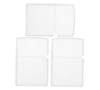 SOIMISS 3pcs Clear Plastic Lighter Protective Covers High Transparency Sleeve for Kerosene Compatible with Zippo Secure Fit Easy Installation Multipurpose Outdoor Use