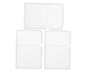 SOIMISS 3pcs Clear Plastic Lighter Protective Covers High Transparency Sleeve for Kerosene Compatible with Zippo Secure Fit Easy Installation Multipurpose Outdoor Use