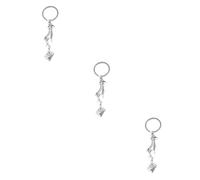 SOIMISS 3pcs Creative Metal Tarot Pendant Key Keychain for Bags Phones and Car Keys Unique for Men and Women for Any Occasion