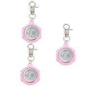 SOIMISS 3pcs Digital Nurse Watch Clip Doctor Fob Display for Nursing Student Test Use Lightweight and Portable for Healthcare Professionals