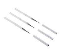 SOIMISS 3pcs Double-ended Nail Art Brushes for Manicure for Sculpting Drawing and Gel Nails Includes Liner Brush and Dual Tip Tool