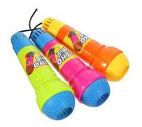 SOIMISS 3Pcs Echo Microphone for Lightweight Plastic Pretend Play Props for Stage Performance Lip Sync Cosplay Battery Party Favor Random Color