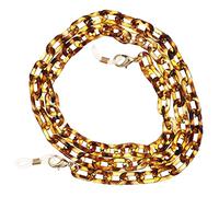 SOIMISS 3pcs Elegant Eyeglass Chain Holder Anti- Retainer Delicate Design for Sunglasses and Glasses Stylish Brown Acrylic Glasses Strap for Secure Wearing