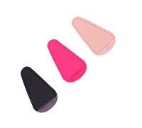 SOIMISS 3pcs Hair Scissors Cover Pu Leather Case for Hair Cutting Scissors and Eyebrow Clippers, Simple and Fashion Style Scissor Protective Sheath, Portable Storage for Salon