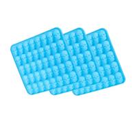 SOIMISS 3pcs Halloween Skull Silicone Molds Non-Stick Baking Trays for Candy Cookies Resin Crafts DIY Spooky Decorations