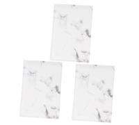 SOIMISS 3pcs Marbled Glossy Passport Holder Travel Document Wallet Compact Case for Men Women
