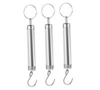 SOIMISS 3PCS Mechanical Hanging Spring Scale with Hook Portable Hook Weighing Scale for Kitchen Luggage Outdoor Travel Accurate and Lightweight Balance for Food Packages Camping