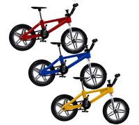 SOIMISS 3pcs Mini Finger Bikes Lightweight Alloy Mountain Bike Models Fun Training for Adults and Teens Precision Crafted for Finger Coordination Skills Development