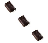 SOIMISS 3pcs Multi-Function Leather Bag Zipper Card Slots for Office Parties Birthdays Anniversaries and Everyday Use
