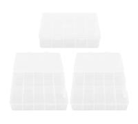 SOIMISS 3pcs Nail Display Box Fake Nail Box Organizer Storage Container for Art Tools Holder Lids for Art Accessories Random Style