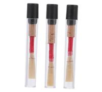SOIMISS 3pcs Oboe Reeds Natural Made Reeds for Oboe Instrument Accessories Handmade Storage Boxes Wood