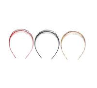 SOIMISS 3pcs Oxford Headband for Women U-shaped Multi-tooth Hair Band for Face Washing Delicate Headband As Stylish Hair Decor