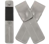 SOIMISS 3pcs Pu Leather Eyelash Tweezers Container Compact Magnetic Storage Case Easy to Open and Close Simple Style for Travel and Home