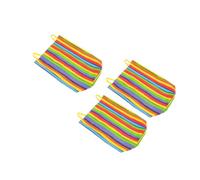 SOIMISS 3Pcs Rainbow Color S Jumping Game Bags Lightweight Sack Race for Outdoor Party Games Picnic Family Activities Carnival Jumping Bags for Teamwork Coordination