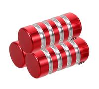 SOIMISS 3pcs Red Aluminum Alloy Motorcycle Shift Lever Protector Slip Gear Lever Sleeve Cover for Motorbike Pedal Guard