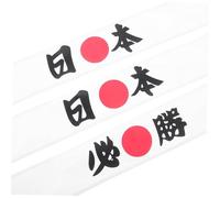 SOIMISS 3pcs Samurai Headband Japanese Style Breathable Karate Headband Ninja for Martial Arts Training