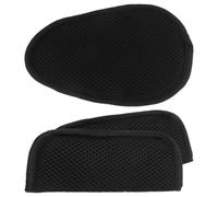 SOIMISS 3pcs Seat Cushion and Pushchair, Detachable Mesh and Oxford Cloth Cover, Stylish Black Strap Protector, Comfortable and Safe for Travel