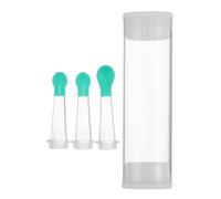 SOIMISS 3pcs Soft Flexible Silicone Ear Cleaner Replacement Tips for Ear Wax Removal Parts for Family Use