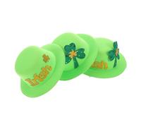 SOIMISS 3PCS St Patricks Day Hair Clips Irish Party Accessories Green Shamrock Hat Barrettes for Women Lightweight Holiday Party Decorations