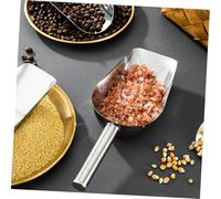 SOIMISS 3pcs Stainless Steel Ice Scoops with Ergonomic Long Handles Multi Use Bar and Kitchen Utility Scoops for Ice Cubes Flour Candy Nuts and Food Serving