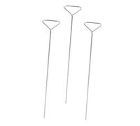 SOIMISS 3pcs Stainless Steel Triangle Spreading Bars for Laboratory Use Chemical-resistant Petri Dish with Ergonomic Design for Culture and Lab Experiments