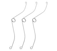 SOIMISS 3pcs Steel Bathroom Exhaust Fan Springs for Ventilation Fan Cover Replacement, Resilient Against Humidity and Stabilizing Moving Parts, for DIY Repairs in Toilet