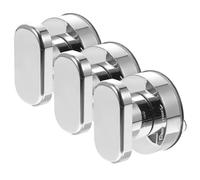 SOIMISS 3pcs Strong Suction Cup Pull Handles for Shower Enclosures and Refrigerator Doors, Removable Abs Round Knobs with Comfortable Grip, No-Drill Installation for Kitchens and Bedrooms
