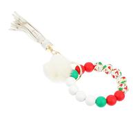 SOIMISS 3pcs Unique Girl Bracelet Keychain Tassel and Delicate Key Pendant for Hanging Decor for Christmas and Special Occasions