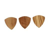 SOIMISS 3pcs Wooden Guitar Picks Large Triangle Plectrums, Solid Wood Bass Instrument Accessories for Acoustic and Electric Guitar Playing in Uk