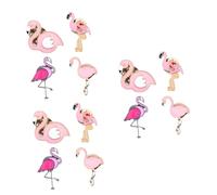 SOIMISS 3sets Flamingo Breastpin Elegant Alloy Brooch Pins for Women Multi Purpose Decorative Accessories for Parties Weddings and Daily Wear for Fashion Lovers 4pcs*3