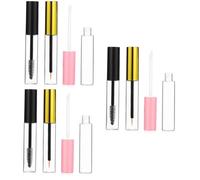 SOIMISS 3sets Refillable Cosmetics Tube Eyeliner Mascara Lip Gloss Containers with Wands Design for Easy Viewing to Prevent Leaks for Makeup Applications