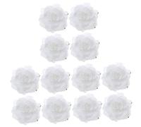 SOIMISS 3sets White Rose Hairpin Brooch Flower Simulation Hairpin for Girls Women Ladies Flowers for Hair Accessories 4pcs*3