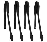 SOIMISS 4 Pair Adjustable Hiking Stick Wrist Straps Black Trekking Pole Loops Elastic Enhanced Stability for Ski Poles Walking Aids Outdoor Activities