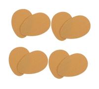 SOIMISS 4 Pair Non-Slip Shoe Sole Pads Self-Adhesive Protective Grips for Heels and Soles Khaki Silicone Anti-Slip Stickers for High Heels Sneakers Dress Shoes Noise Reduction and Wear