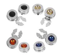 SOIMISS 4 Pairs Shirt Cuff Links: Unique Metal Business Groom Wedding Jewelry Accessories For Men Son Father Husband Boyfriend DIY Crafts
